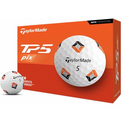 Taylormade TP5 Pix 3.0 24 bílé 3 ks – Sleviste.cz