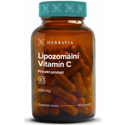 Herbavia.cz lipozomální vitamín C přírodní 60 kapslí