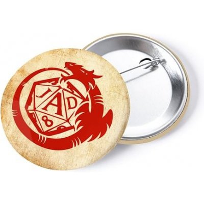 imago Placka Jeskyně a draci červené logo – Zboží Mobilmania