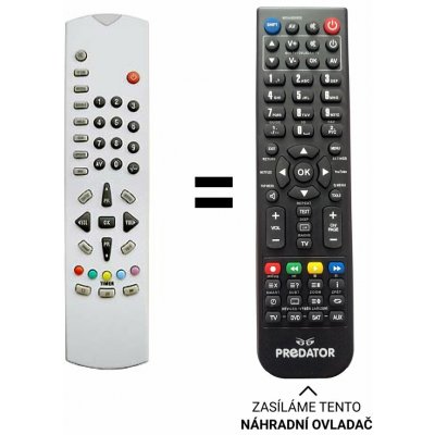 Dálkový ovladač Predátor ECG, Predátor Beko Y96187R-2 – Hledejceny.cz