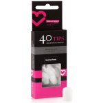 Diva & Nice Nalepovací umělé nehty bílé AMERICAN FRENCH Tips 40 – Zboží Mobilmania