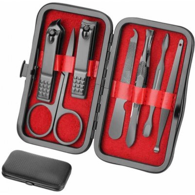 Starnails Manikúrní sada - 7v1, černá – Zboží Dáma