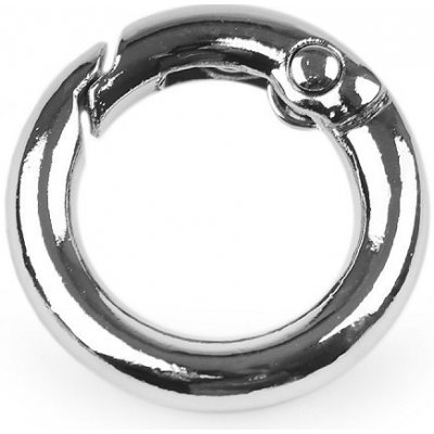 Prima-obchod Karabina kulatá na kabelky / kroužek na klíče Ø13 mm, barva 1 nikl – Zboží Dáma