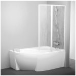 VSK2 Rosa 140 P rain vanová zástěna - bílá – Zbozi.Blesk.cz