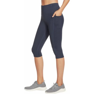 Skechers 3/4 legíny skechers go walk high waisted capri leggins w2cp2-nvy – Zboží Mobilmania