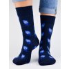 Noviti SB 002 U 11 pávi pánské ponožky tmavě modré