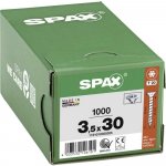 SPAX 1191010350305 R 88091 Senkkopf/T-STAR šroub do dřeva 3.5 mm 30 mm T-STAR plus ocel WIROX 1000 ks – Hledejceny.cz