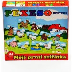 Teddies Pexeso dřevěné Moje první zvířátka – Zbozi.Blesk.cz