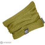 Ortovox fleece light Grid neckwarmer světle zelená – Zboží Dáma