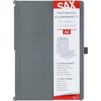 SAX - uzavíratelné psací desky s klipem - A4 – Hledejceny.cz