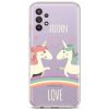 Pouzdro a kryt na mobilní telefon Samsung Pouzdro TopQ Samsung A32 5G silikon Unicorn Love