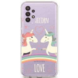 Pouzdro TopQ Samsung A32 5G silikon Unicorn Love