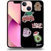 Pouzdro a kryt na mobilní telefon Apple Picasee ULTIMATE CASE MagSafe Apple iPhone 13 mini - Christmas Stickers