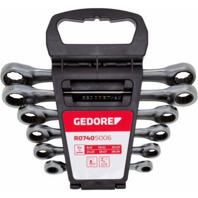 Gedore RED sada oboustraných ráčnových klíčů 6dílná R07405006 – Zboží Dáma