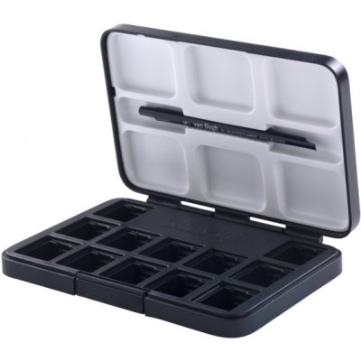 Van Gogh prázdná plastová krabička pro akvarely tmavě modrá 12 ks – Zboží Dáma