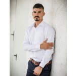 Pánská lněná košile se žraločím límcem slim fit VS-PK 1843 bílá – Hledejceny.cz