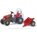 Šlapadlo Rolly Toys Rolly Toys Šlapací traktor Rolly Juniors vlečkou červený