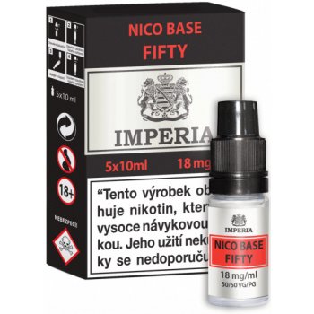 IMPERIA Nico Base PG50/VG50 18mg 5x10ml