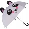 Deštník Panda deštník dětský bílo černý