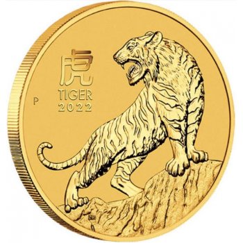 The Perth Mint zlatá mince Gold Lunární Série III Rok Tygra 2022 10 oz