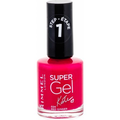 Rimmel London Gelový lak na nehty Super Gel Nail Polish 024 Red Ginger 12 ml – Zboží Mobilmania