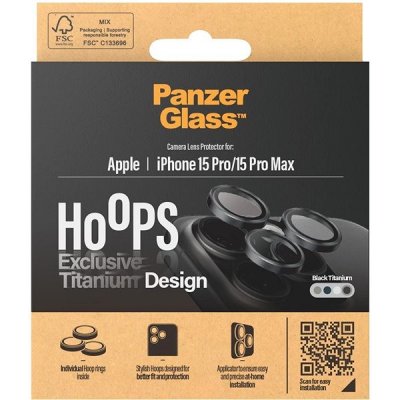 PanzerGlass HoOps iPhone 15Pro/15 Pro Max Black Ti 1203 – Zboží Živě
