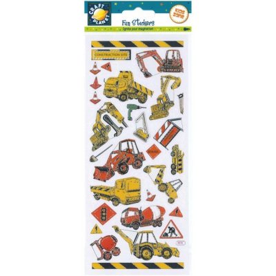 WEST DESIGN Samolepky 10x23cm - Stavba – Zboží Dáma