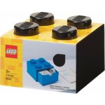 LEGO® stolový box 4 se zásuvkou 15,8 x 15,8 x 11,3 cm černá – Zboží Dáma