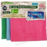 Clanax Švédská utěrka mix barev 30 x 30 cm 3 ks – Sleviste.cz