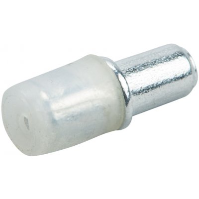 BENDIX Policová podpěrka s plast.návlekem (pr.5x17mm), (Zn), transparentní plast F0504-B – Hledejceny.cz