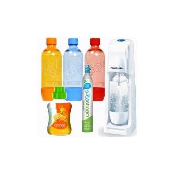 SodaStream Cool White Family pack (4x lahev, 1x sirup)