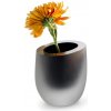 Váza Philippi OPAK Skleněná váza černá 13x9x14 cm