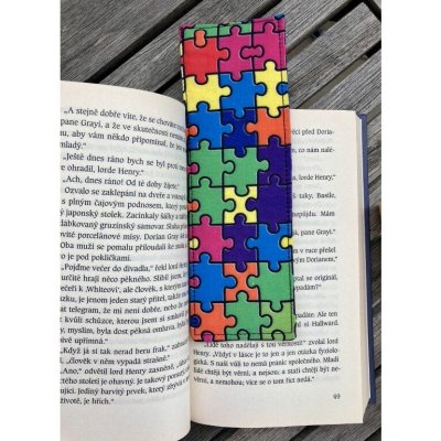 Puzzle záložka do knihy záložky: Barevné puzzle – Hledejceny.cz