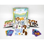 Mamido Puzzle Magnetická kniha zvířátka 47 dílů MT1564 – Zboží Dáma