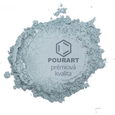 PourArt Metalický prášek DKTK026 Crystal River Silver 10 g – Sleviste.cz