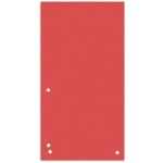 DONAU červený, papírový, 1/3 A4, 235 x 105 mm - balení 100 ks – Sleviste.cz