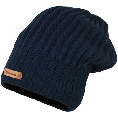 Sherpa zimní čepice beanie Mono tmavě modrá – Zboží Mobilmania
