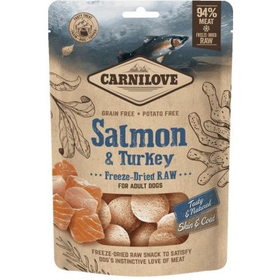 Carnilove Raw Freeze Dried Snacks Salmon&Turkey 60 g – Hledejceny.cz