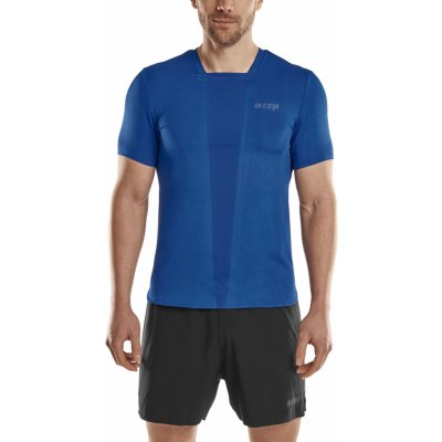 Cep běžecké tričko s krátkým rukávem pánské blue – Zboží Mobilmania