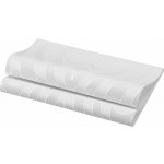 Duni Ubrousek Dunilin Elegance Lily 40 cm x 40 cm bílý 10 ks - bílé ubrousky na slavnostní svatební tabuli – Hledejceny.cz
