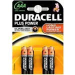 Duracell Plus Power AAA 4ks MN2400B4 – Hledejceny.cz