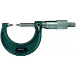 MITUTOYO Mikrometr třmenový analogový 0-25/001 mm měřicí hroty z tvrdokovu 30° mitu-112-213 – Sleviste.cz