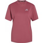 adidas Dámské běžecké tričko RUN ESSENTIALS TEE W Vínová Stříbrná – Hledejceny.cz