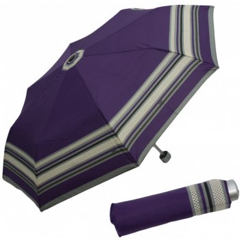 Doppler 722165CZ21 deštník dámský skládací lehký fialový s lemem