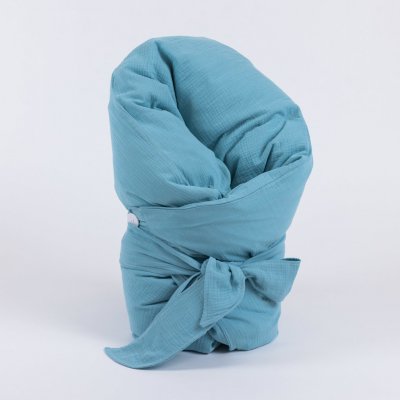 Tulimese Péřová zavinovačka mušelínová blankytná – Hledejceny.cz