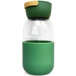 Frutcha lahvička skleněná zelená se žlutým uchem 350ml – Hledejceny.cz