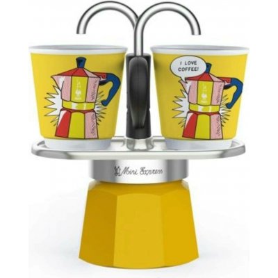 Bialetti Mini Express Set 2 Lichtenstein – Sleviste.cz