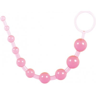ToyJoy Thai Toy Beads Pink Anální korálky růžové – Zboží Dáma