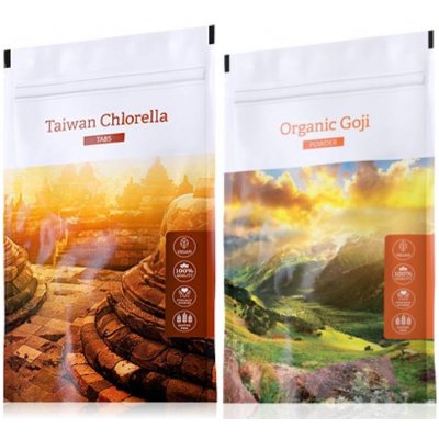 Energy Taiwan Chlorella 200 tablet + Organic Goji powder 100 g