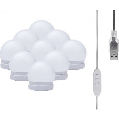 Malatec 18910 LED světla na zrcadlo k toaletnímu stolku 10 ks – Hledejceny.cz